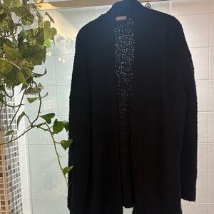 Vince cashmere blend Navy blue open Knit Cardigan